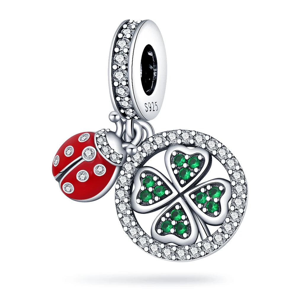 Nature-Inspired Charms – 925 Sterling Silver