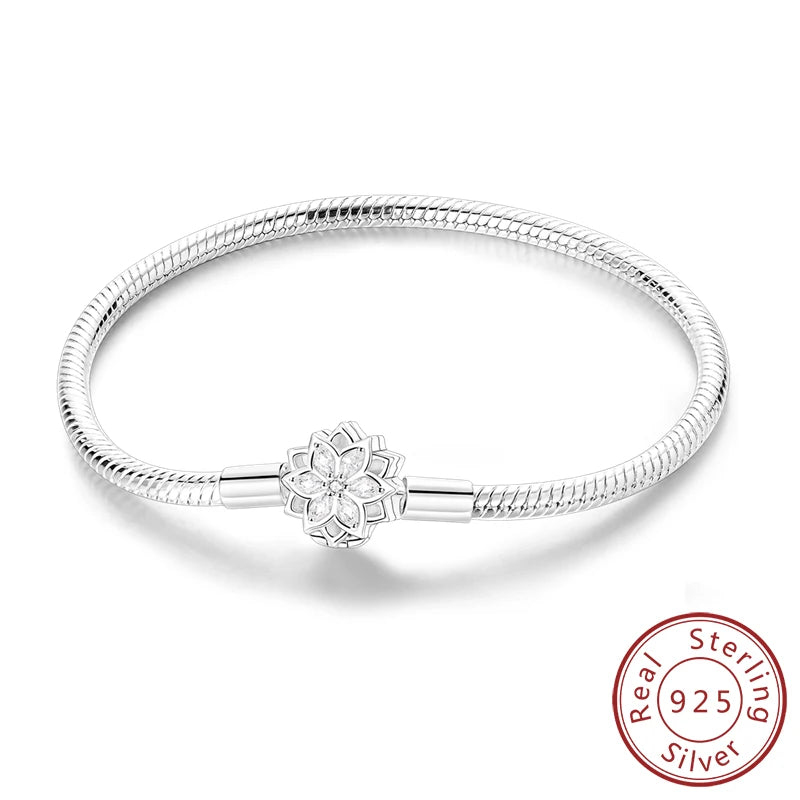 Garden of Hearts Bracelet –  925 Sterling Silver