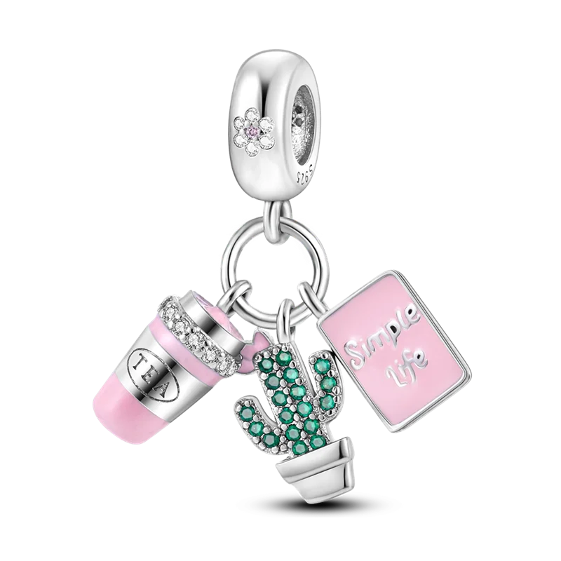Zircon Charm – 925 Sterling Silver