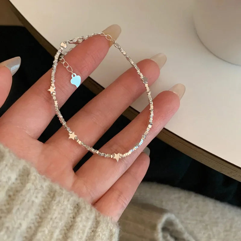 Love Heart Bracelet  – Sterling Silver