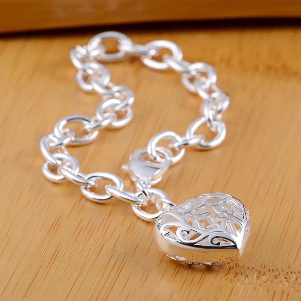 Twisted Rope Chain Bracelet –  925 Sterling Silver