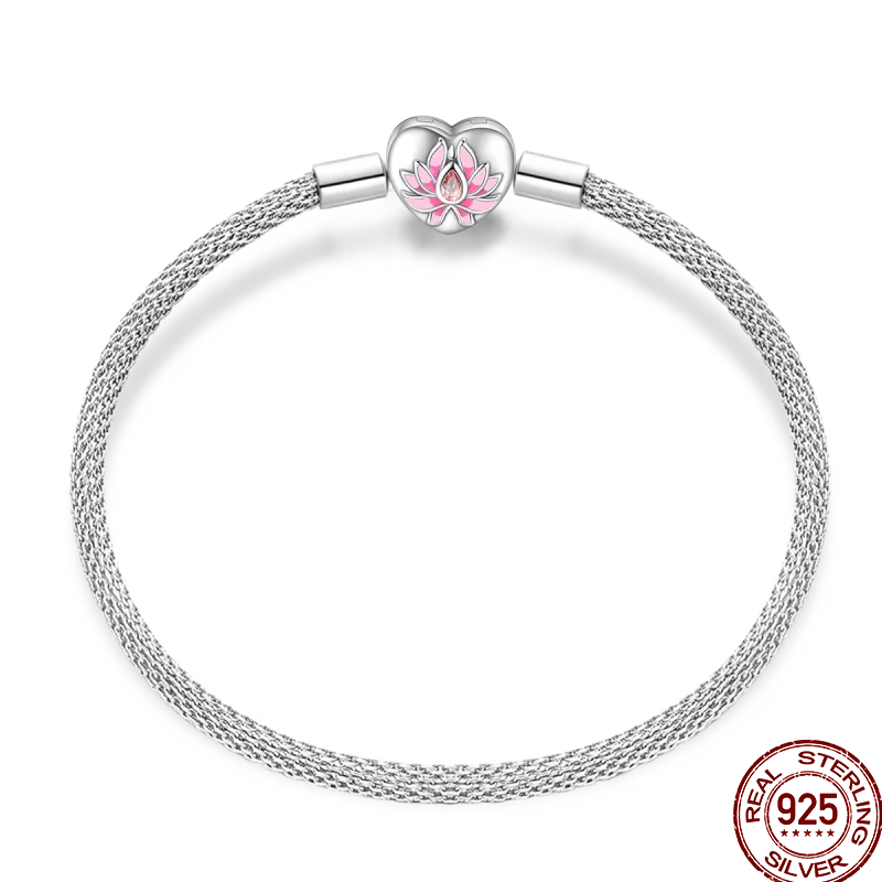 Infinity Glow Bracelet  –  925 Sterling Silver