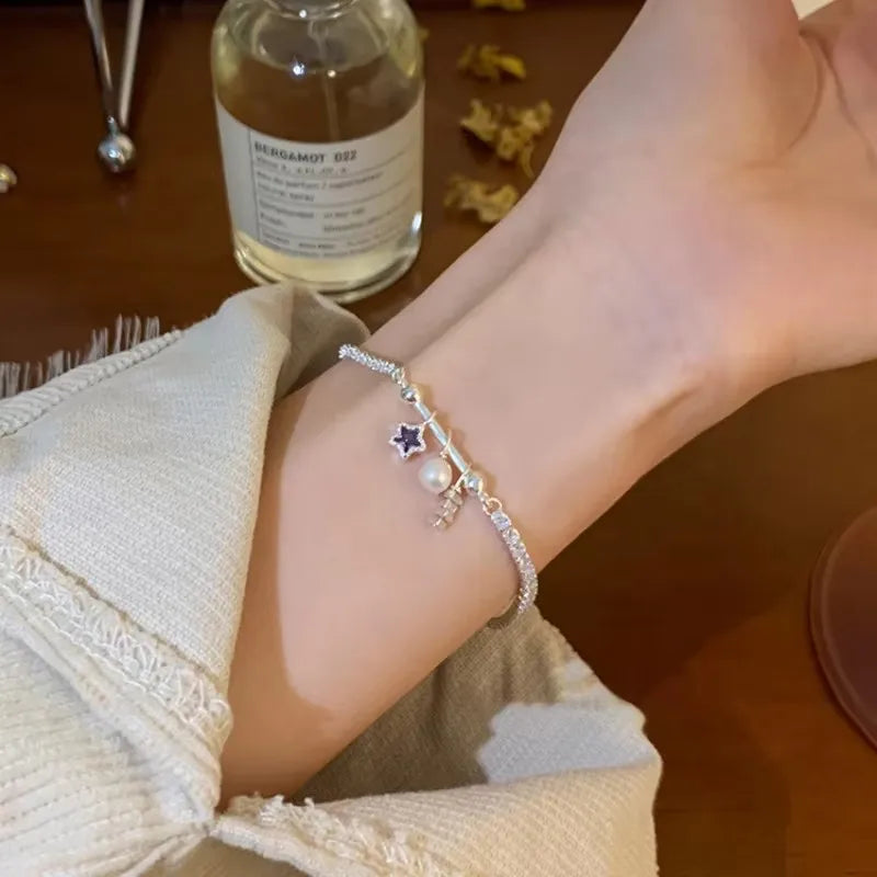 Love Heart Bracelet  – Sterling Silver