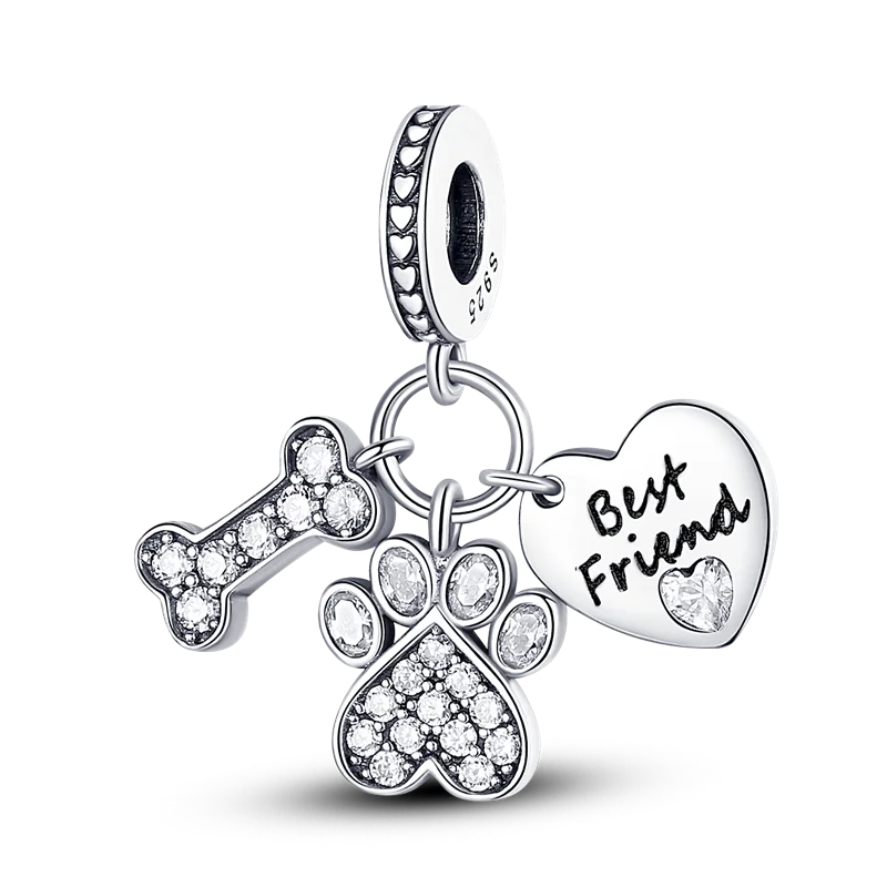Zircon Charm – 925 Sterling Silver