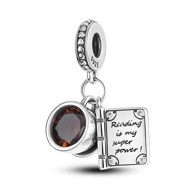 Zircon Charm – 925 Sterling Silver