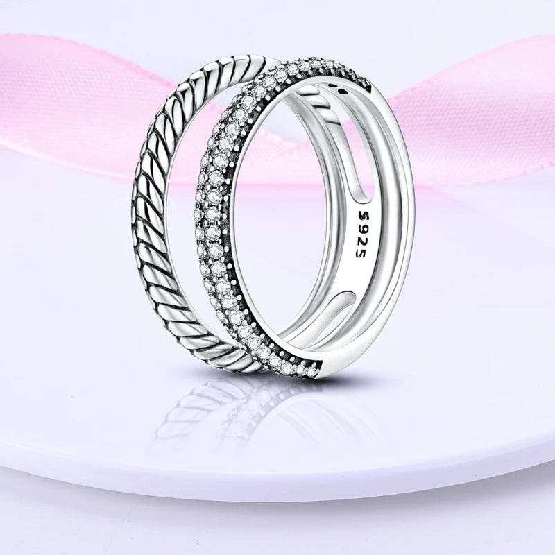 Spark 925 Sterling Silver Cocktail Ring