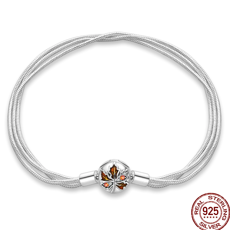 Infinity Glow Bracelet  –  925 Sterling Silver