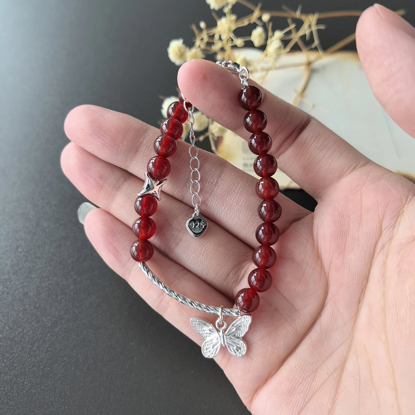 Love Heart Bracelet  – Sterling Silver
