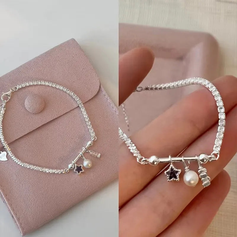 Love Heart Bracelet  – Sterling Silver