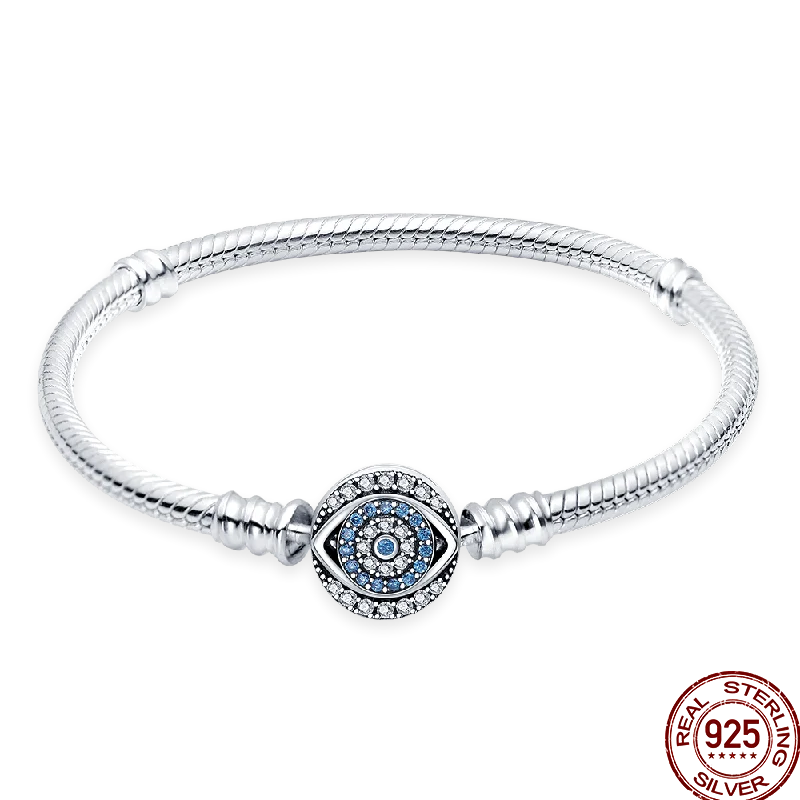 Infinity Glow Bracelet  –  925 Sterling Silver