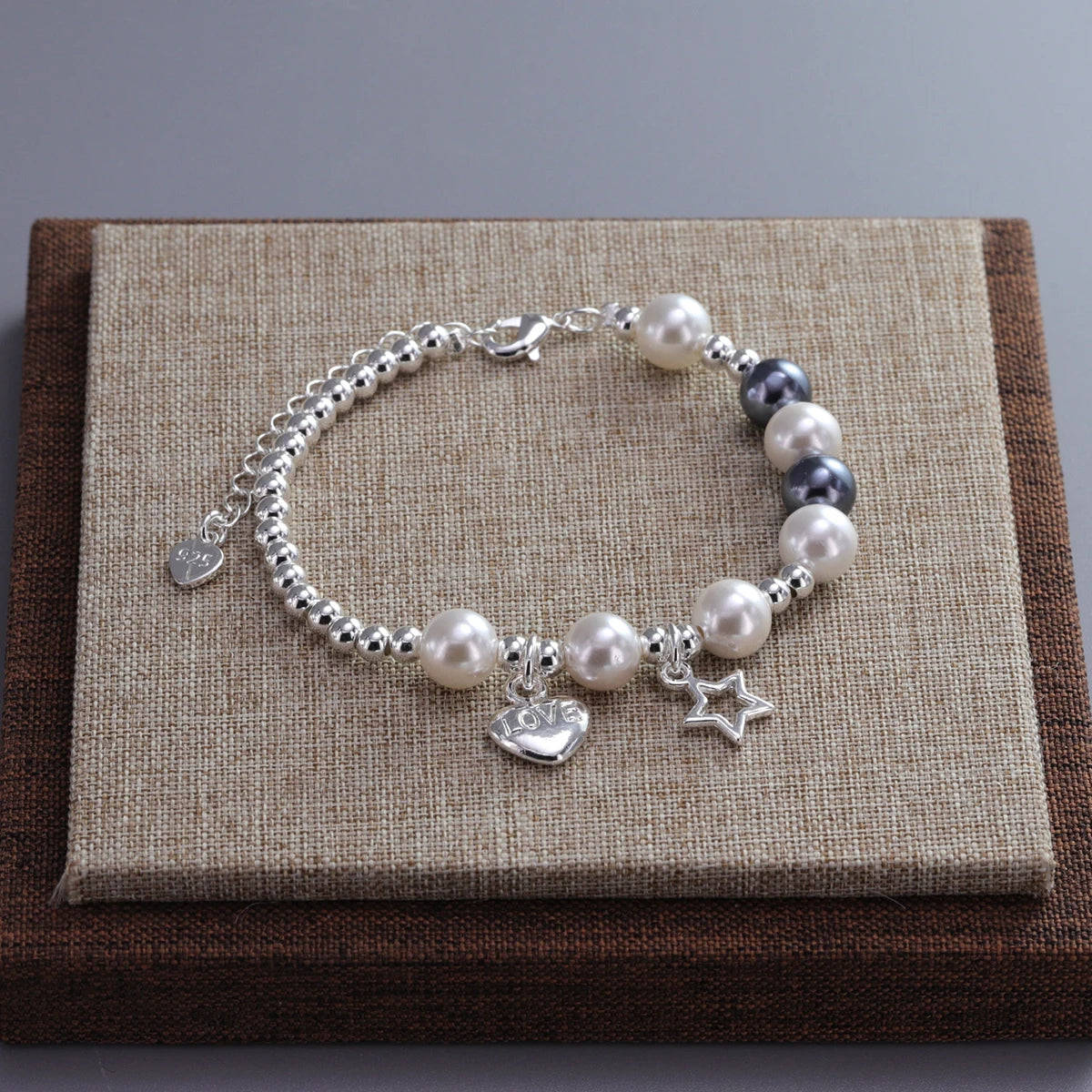Love Heart Bracelet  – Sterling Silver