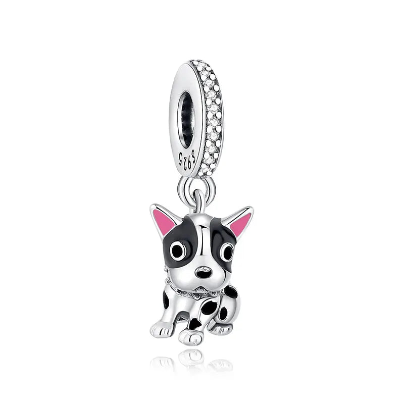 Paw print charm  – 925 Sterling Silver