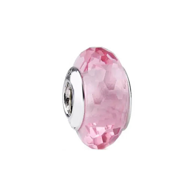 Murano Glass & Heart Charms – 925 Sterling Silver