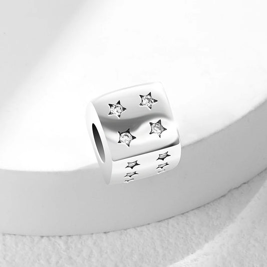 Blue Moon & Stars – 925 Sterling Silver
