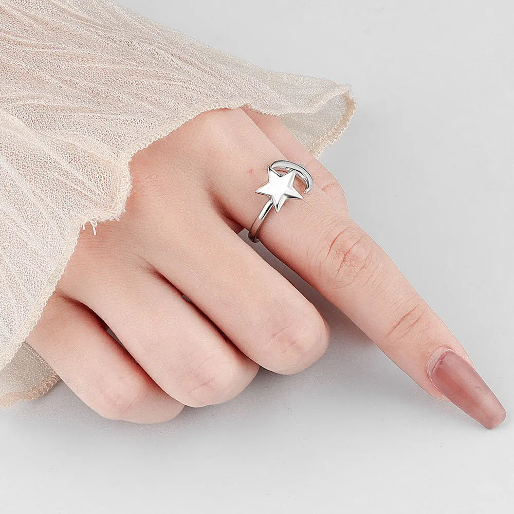 Sunflower Rotatable Ring Sterling Silver