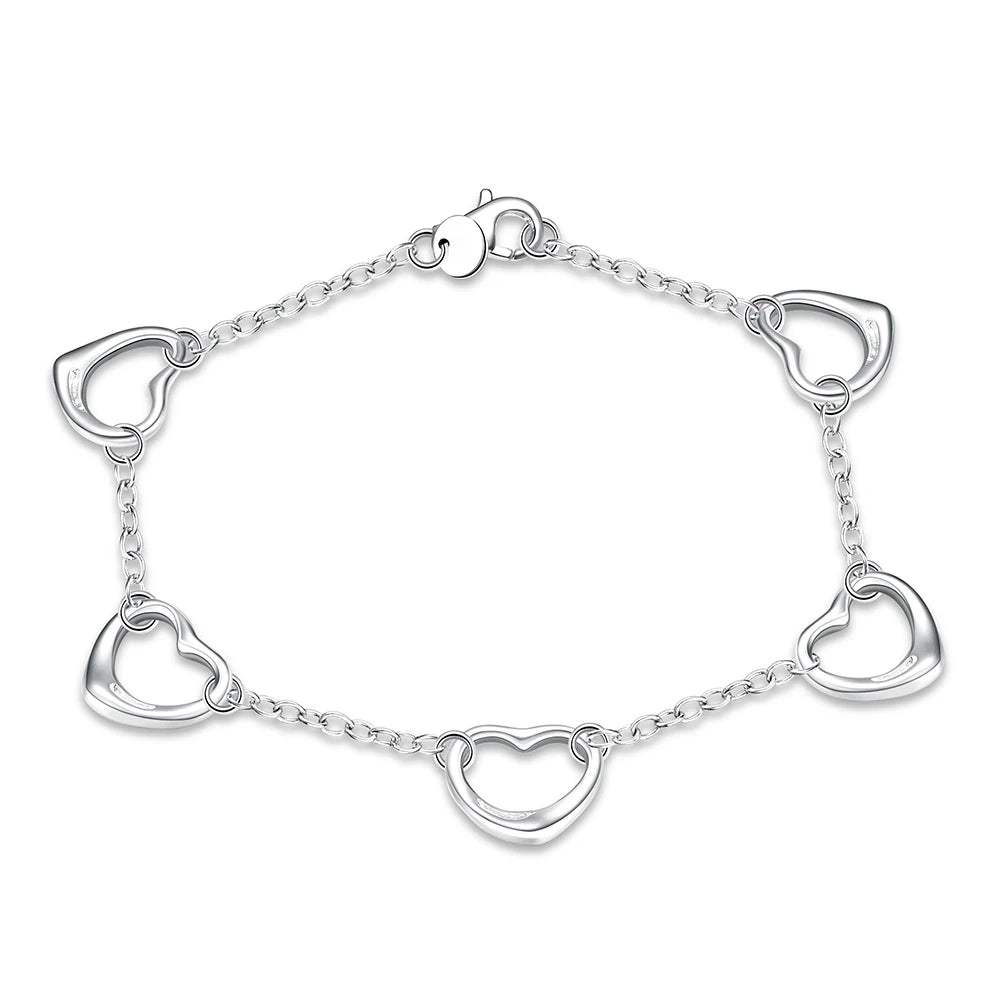 Twisted Rope Chain Bracelet –  925 Sterling Silver