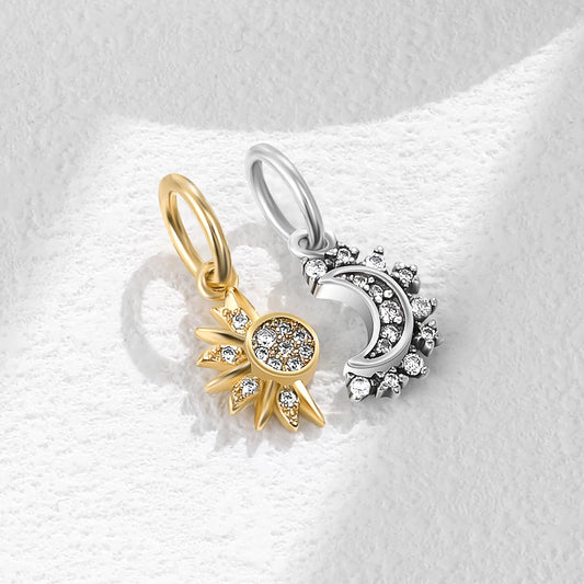 Blue Moon & Stars – 925 Sterling Silver