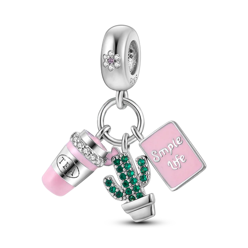 Zircon Charm – 925 Sterling Silver