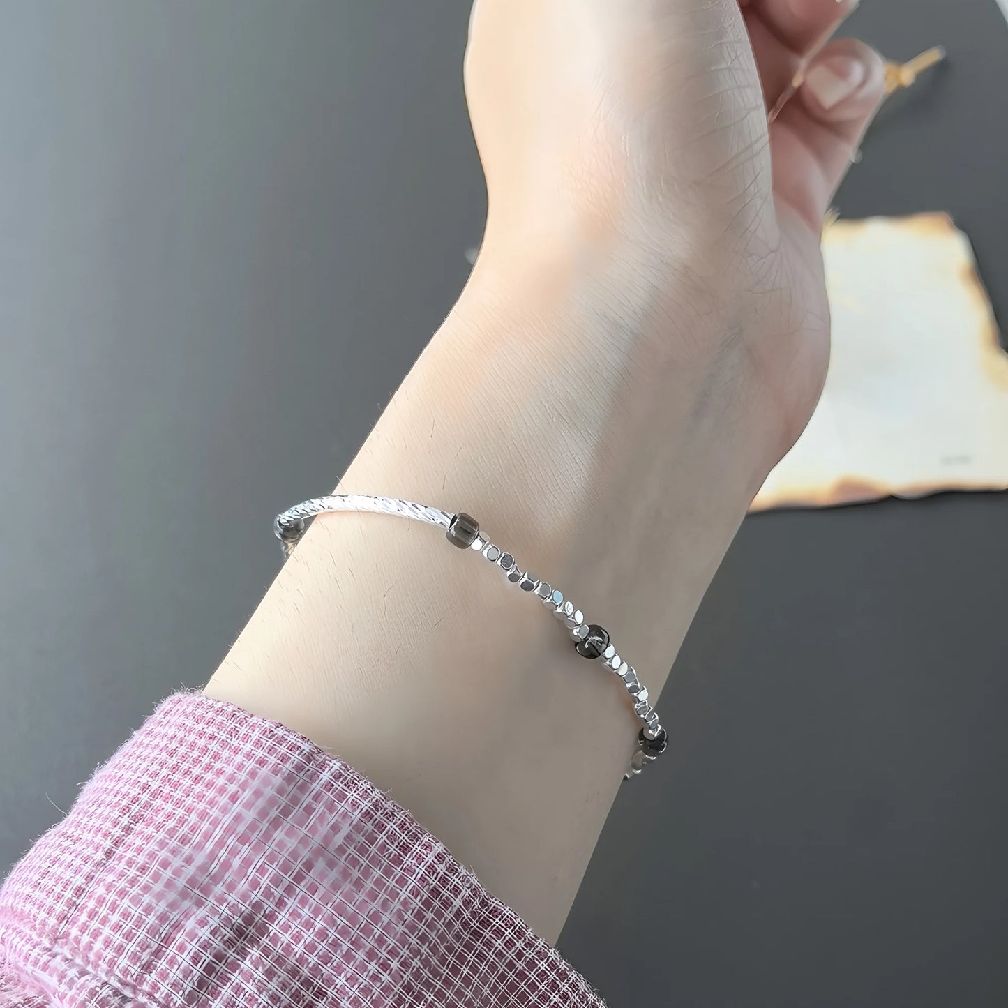 Ultra-Fine Line Bracelet – 925 Sterling Silver
