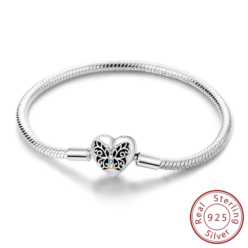 Garden of Hearts Bracelet –  925 Sterling Silver
