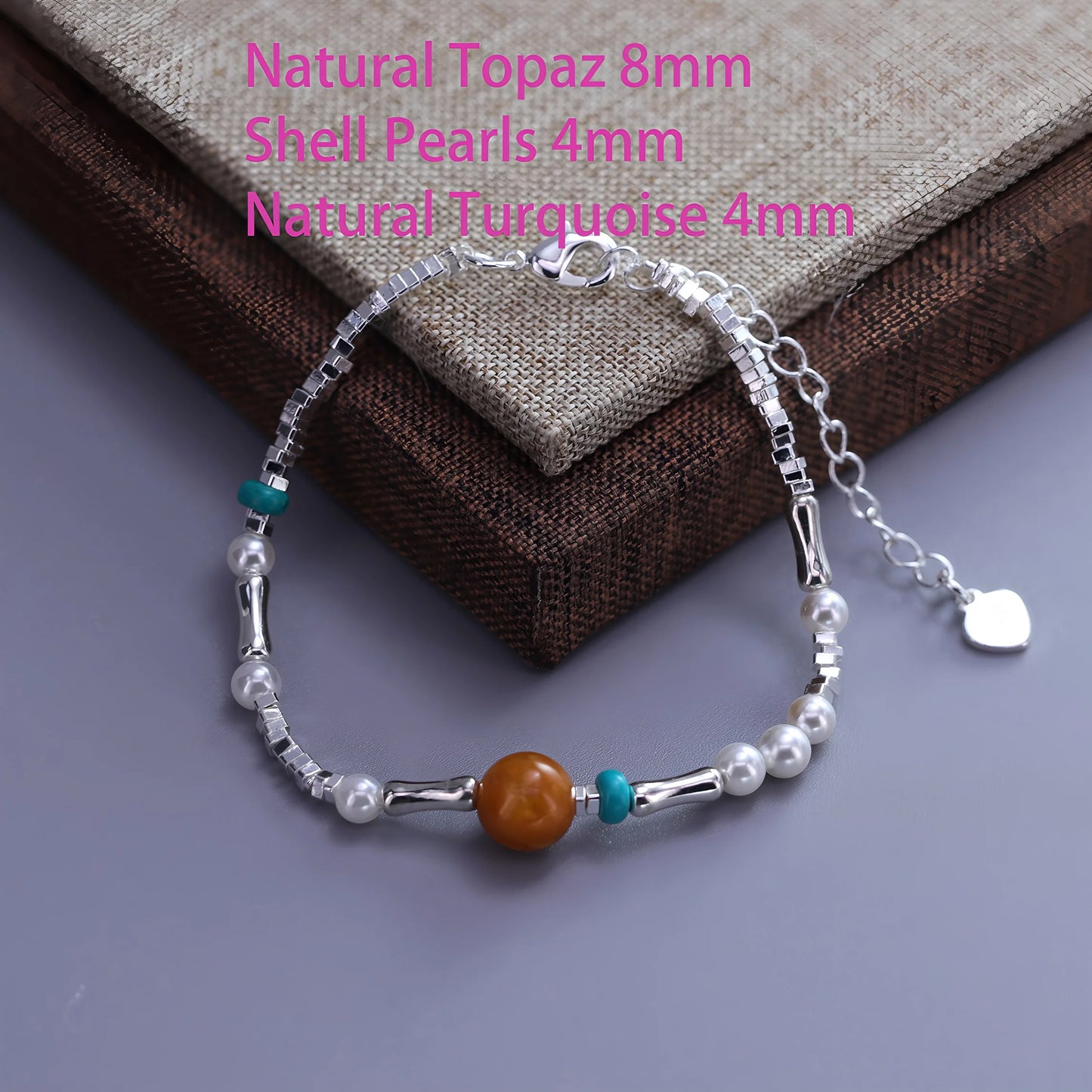 Love Heart Bracelet  – Sterling Silver