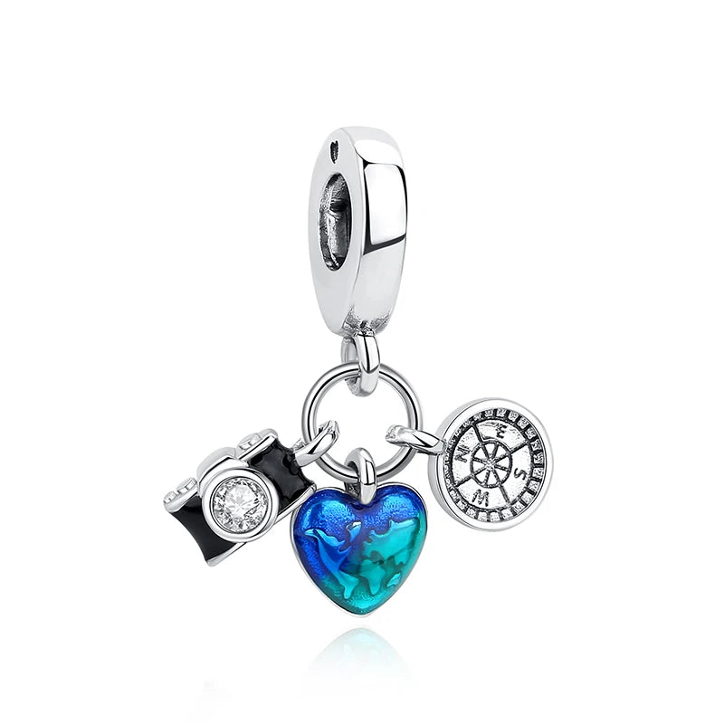 Wanderlust Charms  –  925 Sterling Silver
