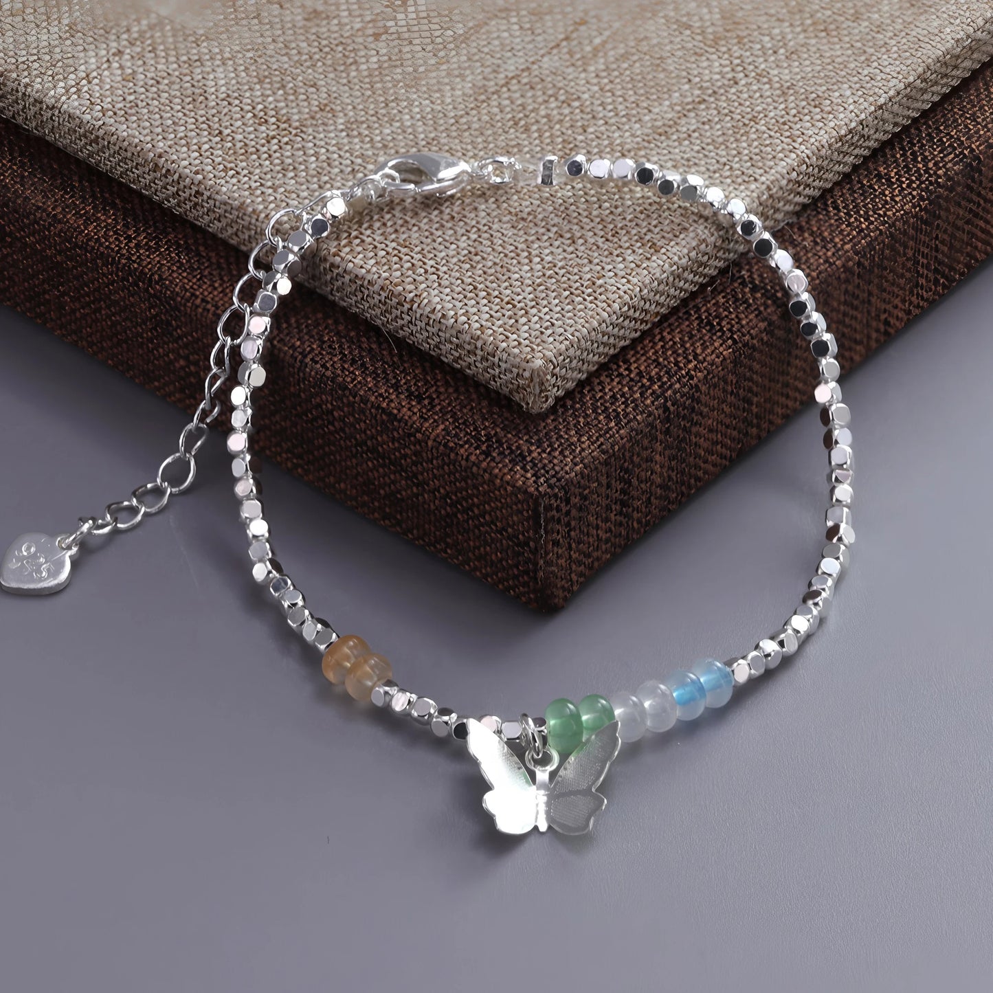 Love Heart Bracelet  – Sterling Silver