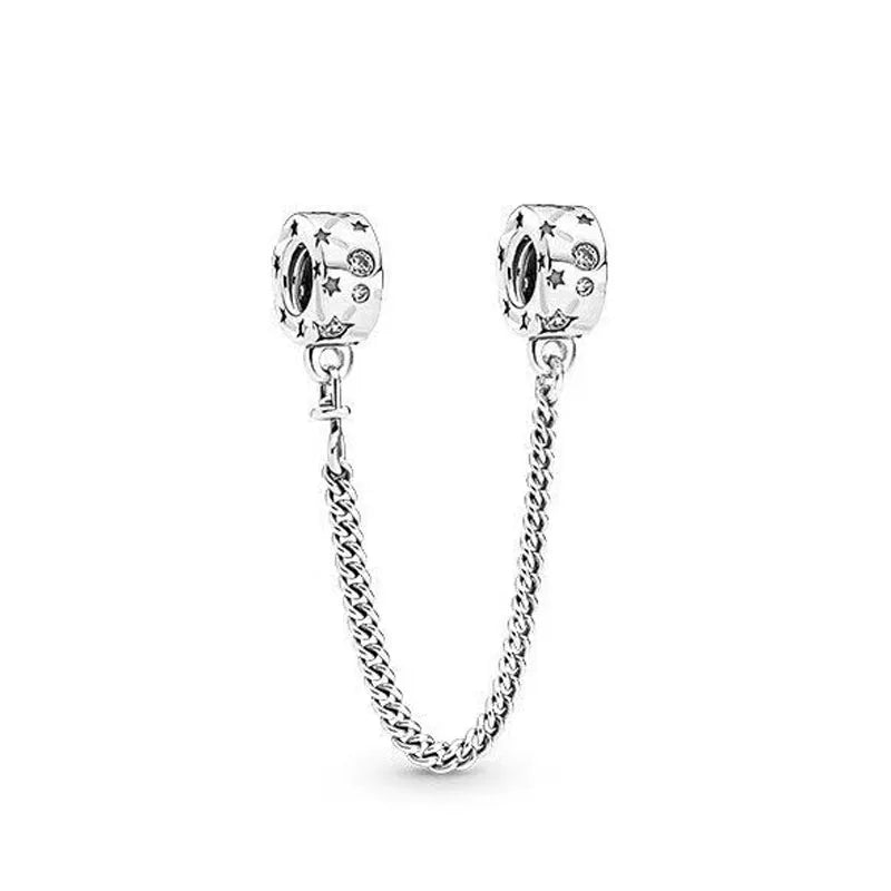 Blue Moon & Stars – 925 Sterling Silver