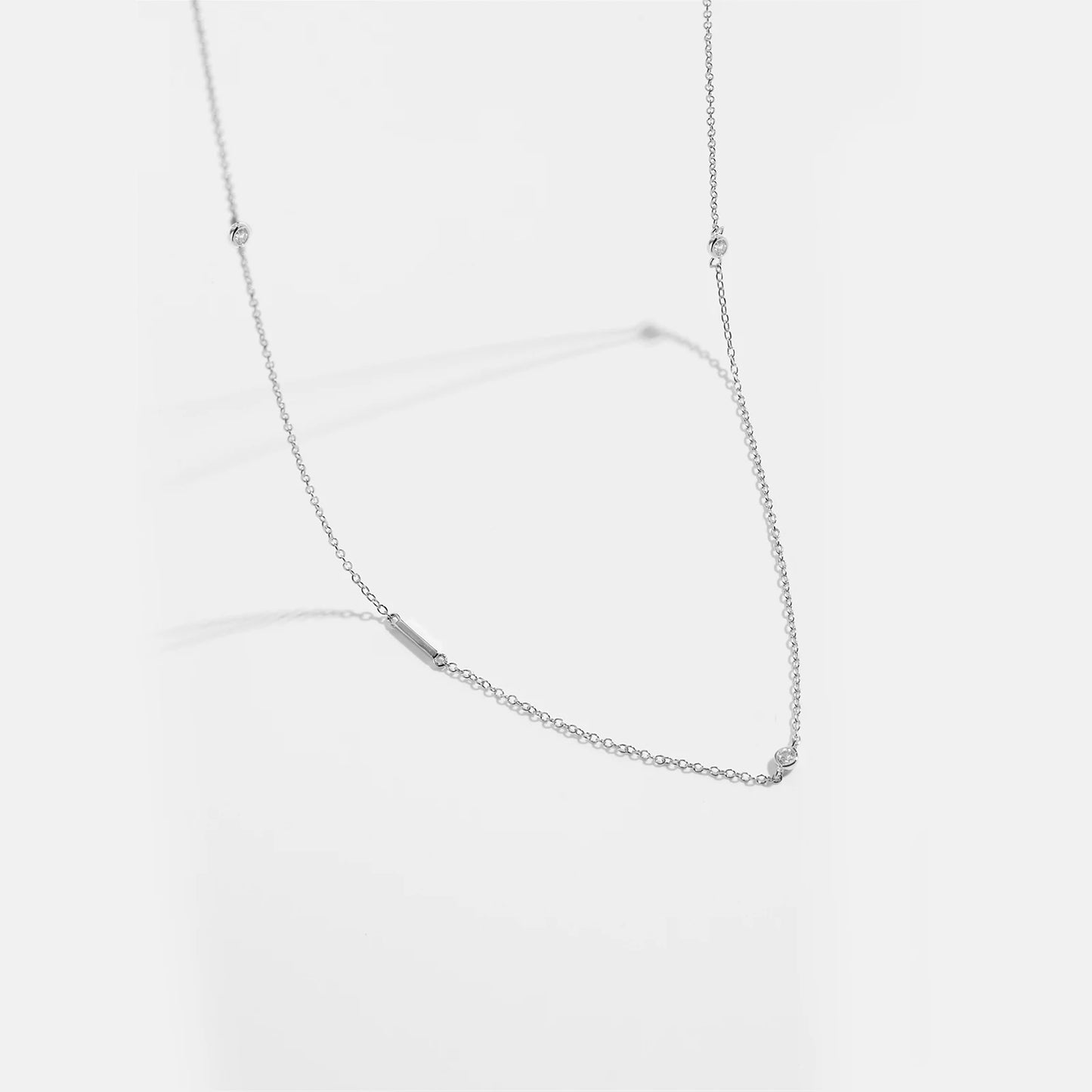 Gold Letter Pendant Choker – 925 Sterling Silver