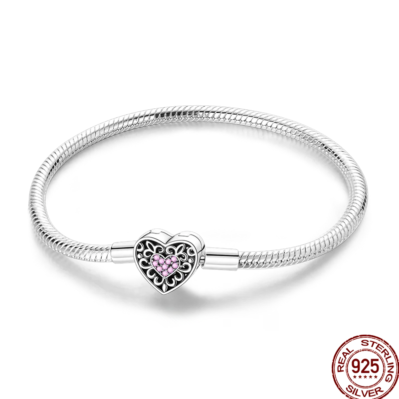 Infinity Glow Bracelet  –  925 Sterling Silver