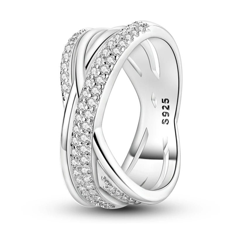 Spark 925 Sterling Silver Cocktail Ring