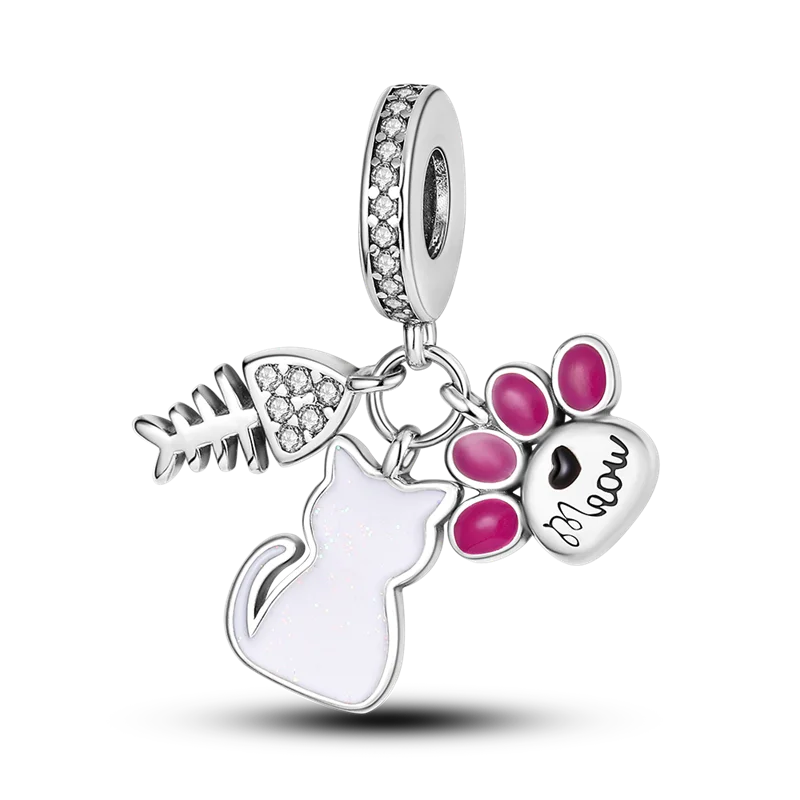 Zircon Charm – 925 Sterling Silver