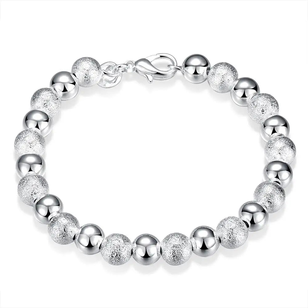 Twisted Rope Chain Bracelet –  925 Sterling Silver