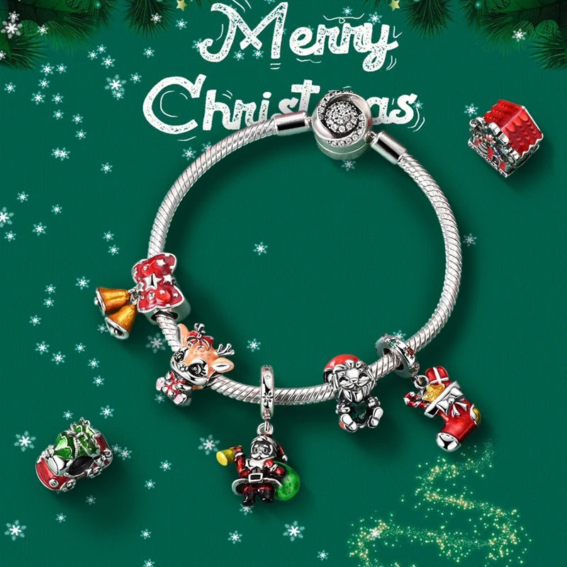Sterling Silver Christmas Charm