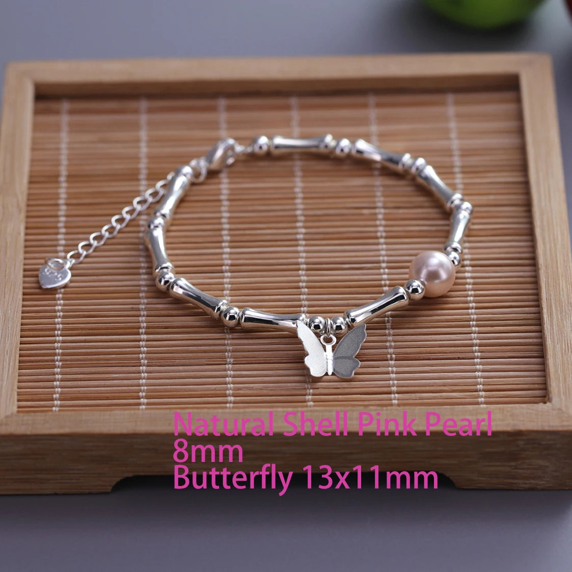 Love Heart Bracelet  – Sterling Silver