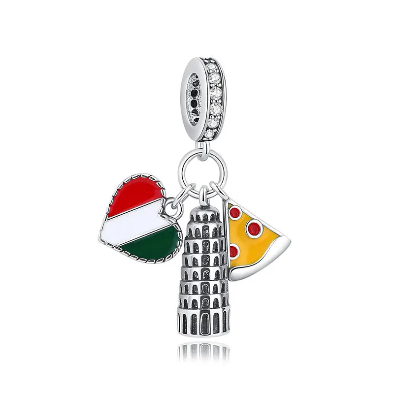 Wanderlust Charms  –  925 Sterling Silver