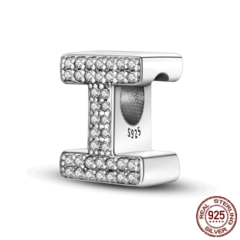 Personalised Alphabet Beads – 925 Sterling Silver