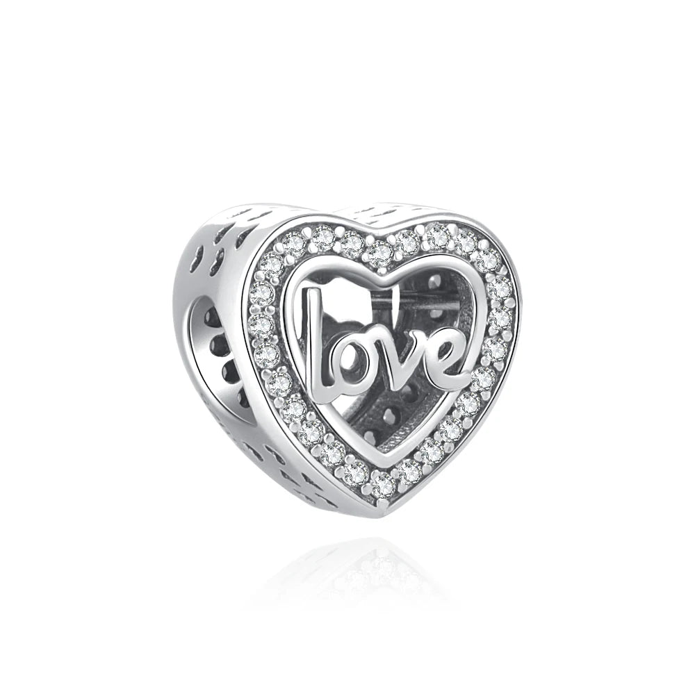 White Series Charms – 925 Sterling Silver