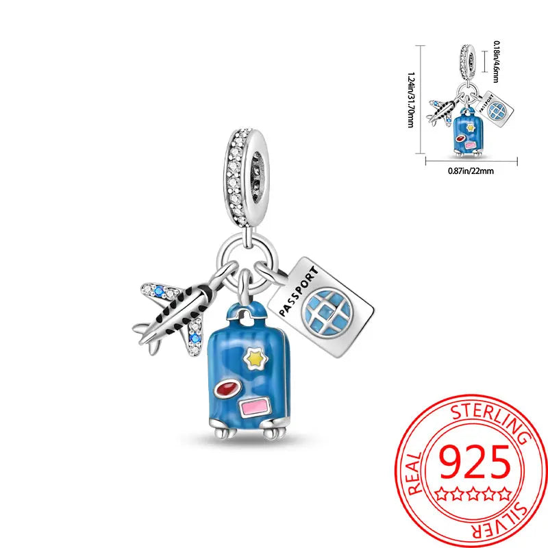 Eiffel Tower Charm –  925 Sterling Silver