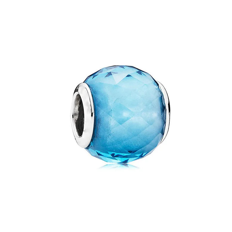 Murano Glass & Heart Charms – 925 Sterling Silver