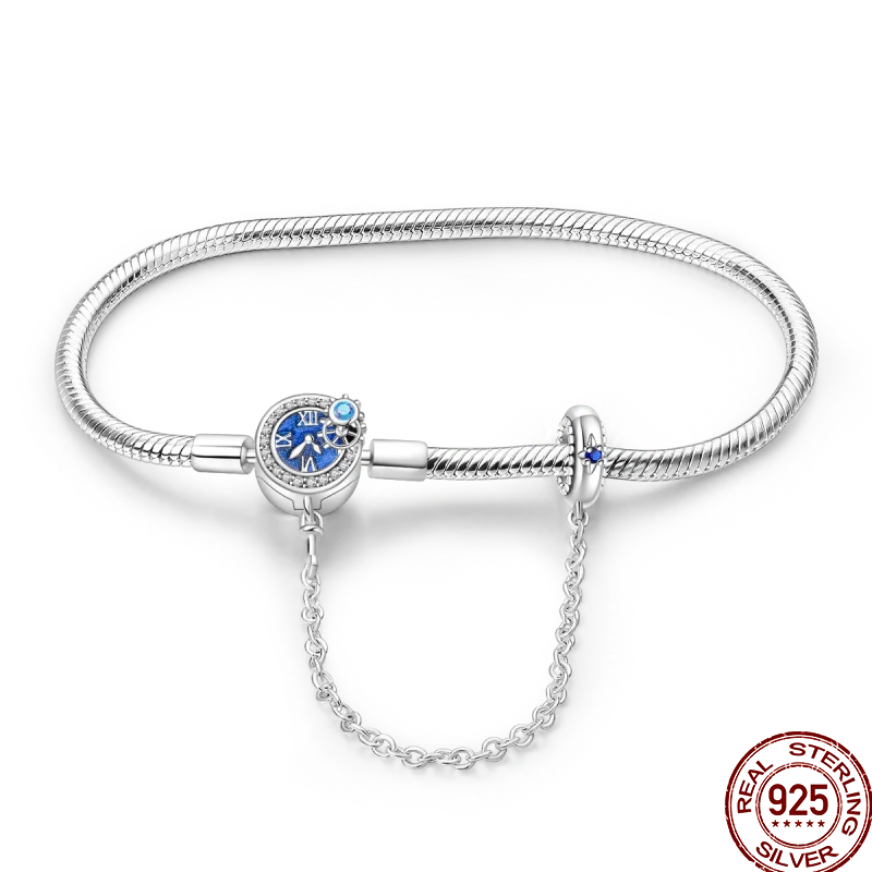 Infinity Glow Bracelet  –  925 Sterling Silver