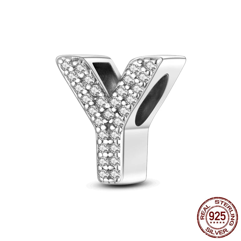 Personalised Alphabet Beads – 925 Sterling Silver