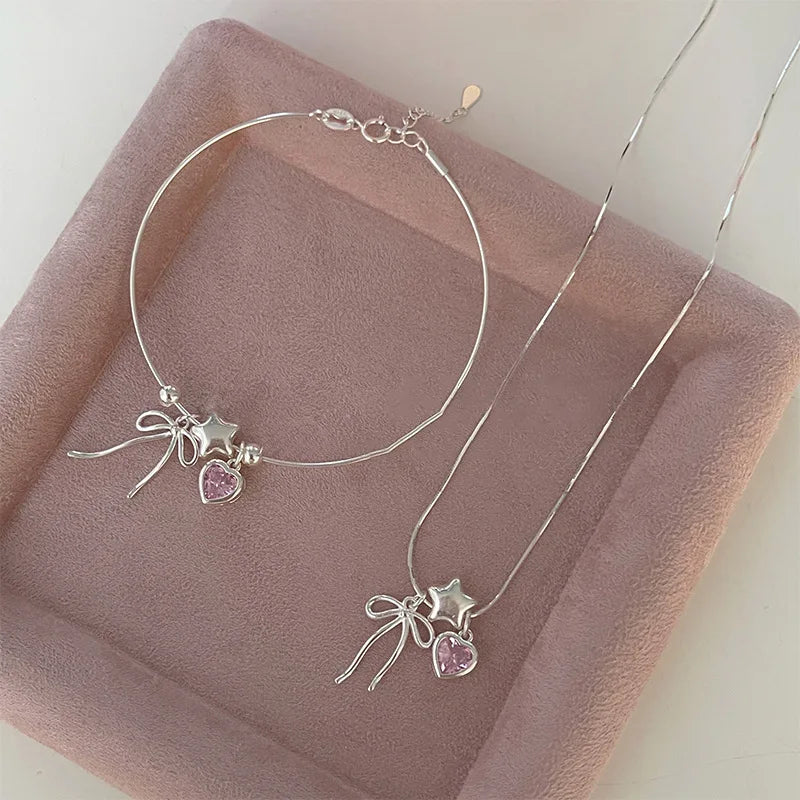 Love Heart Bracelet  – Sterling Silver