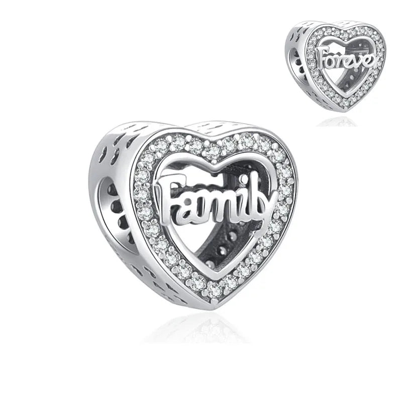 White Series Charms – 925 Sterling Silver