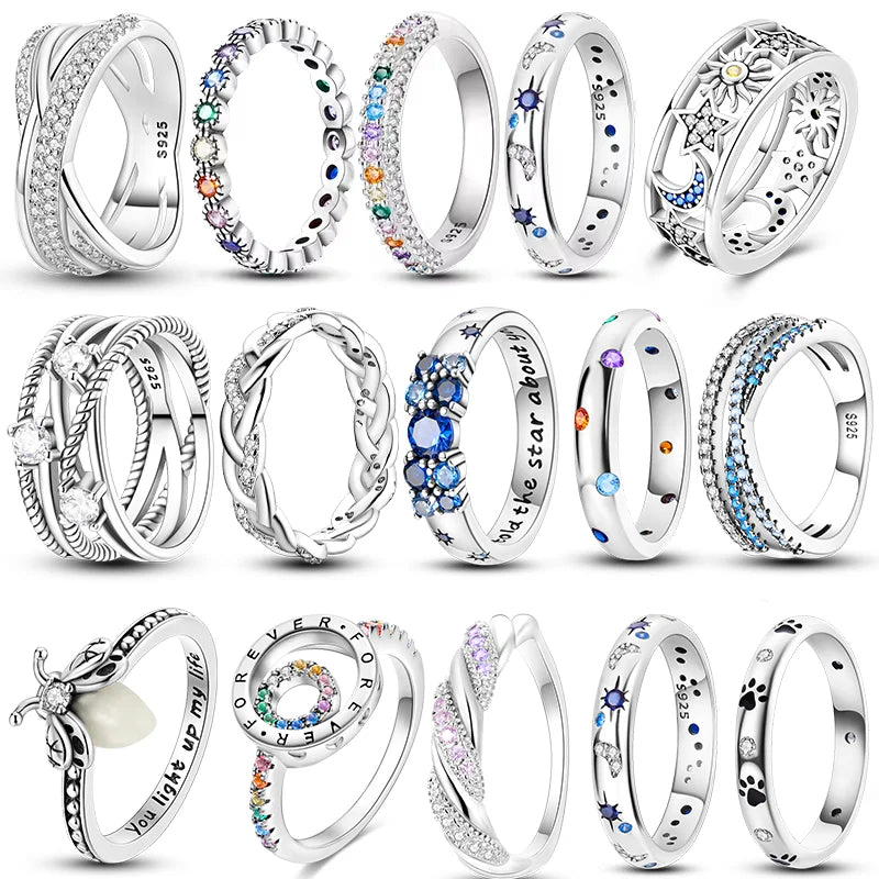 Spark 925 Sterling Silver Cocktail Ring
