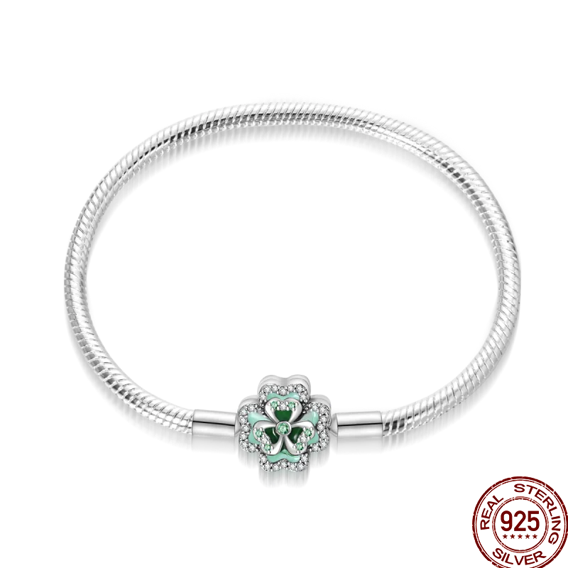 Infinity Glow Bracelet  –  925 Sterling Silver