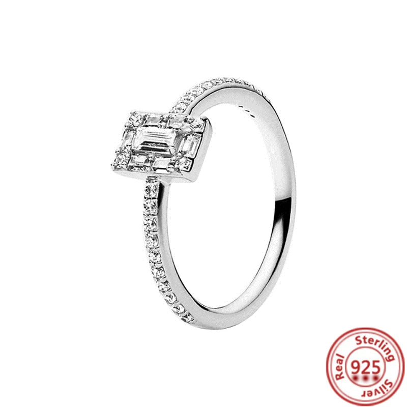 Sparkling Zircon Wings & Floral Detail – 925 Sterling Silver