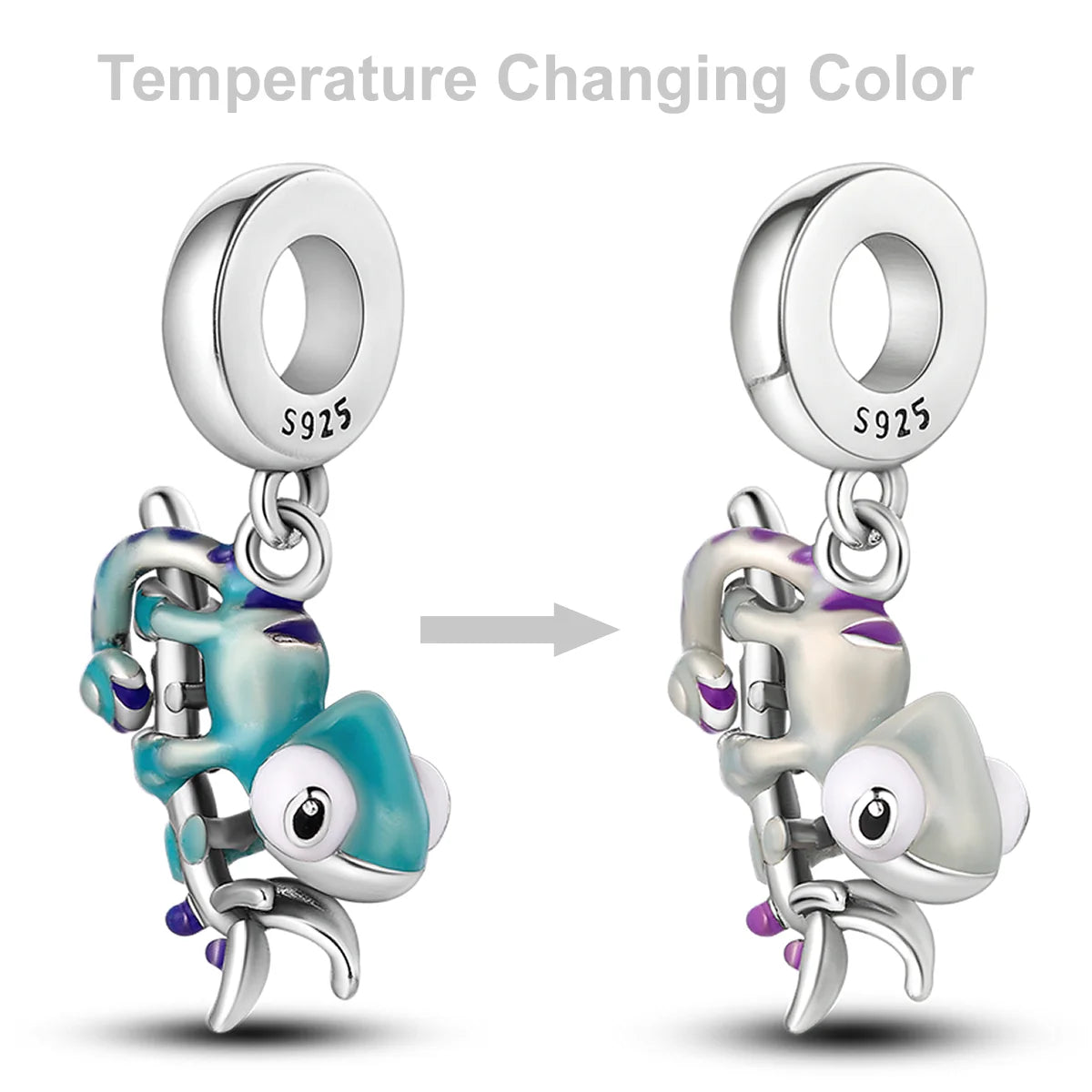 Zircon Charm – 925 Sterling Silver