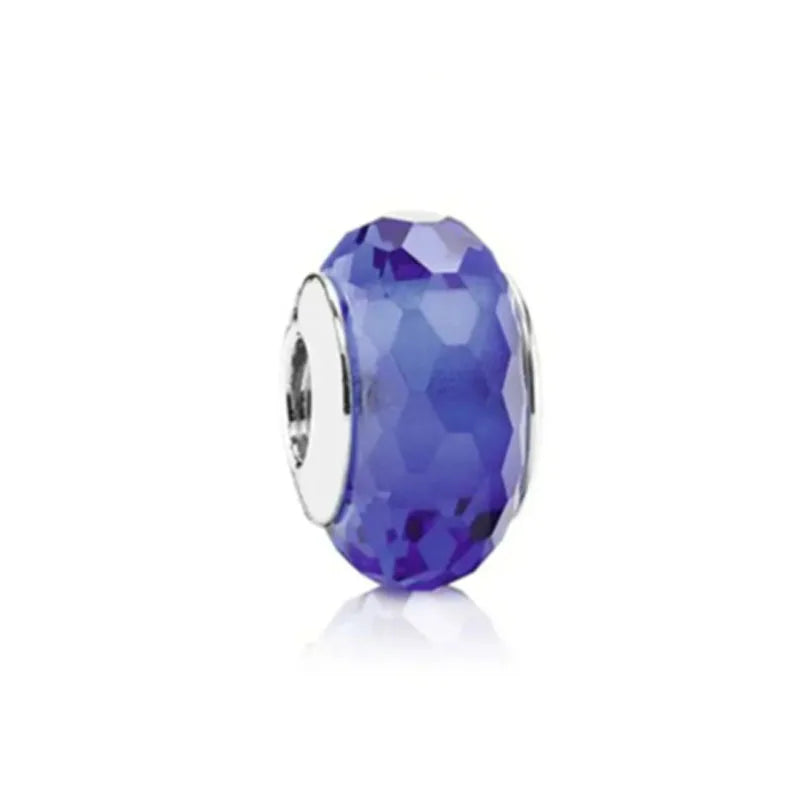 Murano Glass & Heart Charms – 925 Sterling Silver