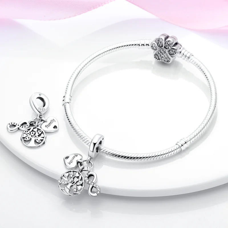 Zircon Charm – 925 Sterling Silver